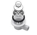 Desagüe 90º 38mm Ø con tapón (25mm)