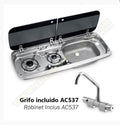 Cocina Fregadero Dometic MO9222R con grifo