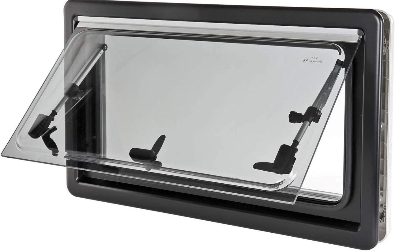 Ventana Abatible CZ 700x400 Acrílica Furgoneta Camper Autocaravana NO Carbest