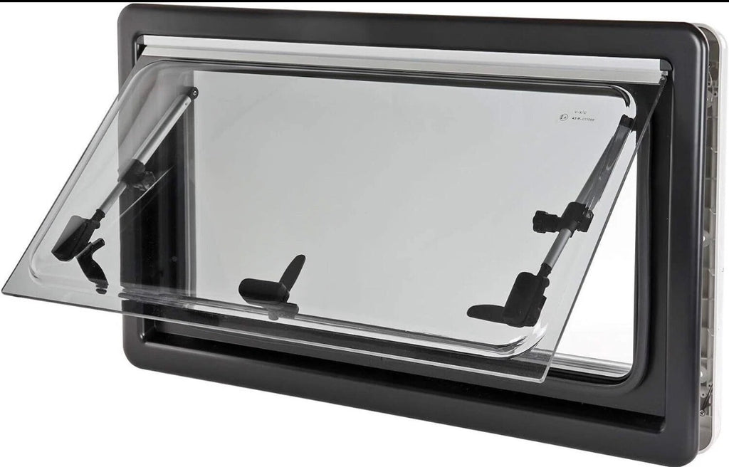 Ventana Abatible CZ 900x450 Acrílica Furgoneta Camper Autocaravana NO Carbest