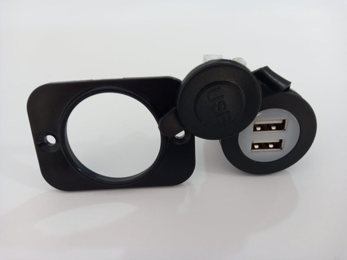 Toma USB doble 2 x 2,1 A serie PR 12 V
