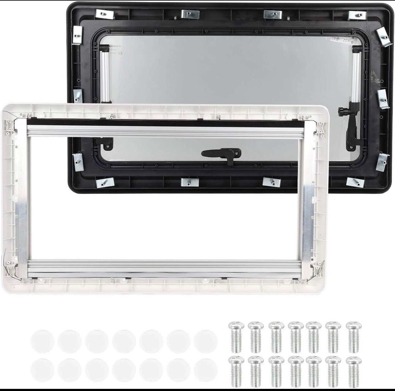 Ventana Abatible CZ 900x350 Acrílica Furgoneta Camper Autocaravana NO Carbest