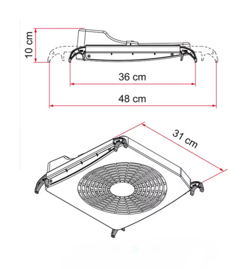 Ventilador Turbo-Kit para claraboya