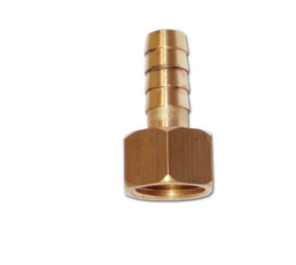 Conexión de latón tetina hembra recta 3 / 8 para manguera flexible de Ø 10 mm