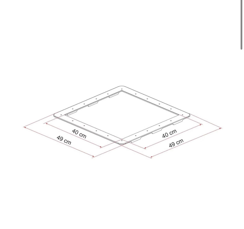 Adaptador para techo Ducato claraboya 40x40