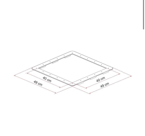 Adaptador para techo Ducato claraboya 40x40