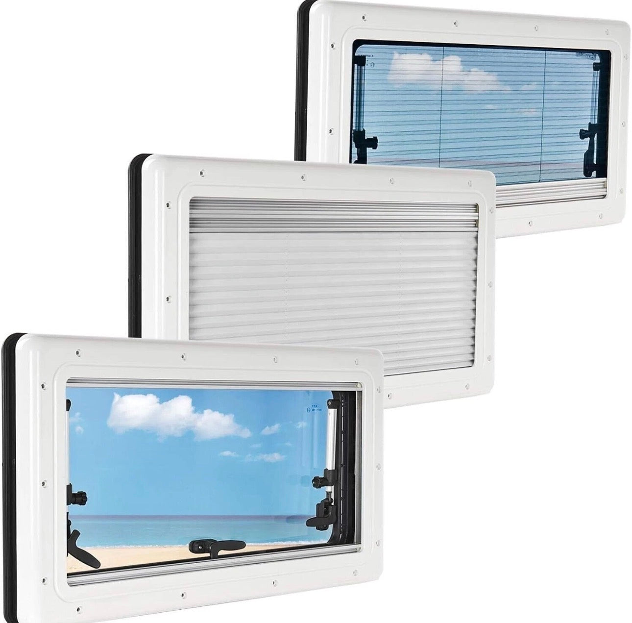 Ventana Abatible CZ 700x400 Acrílica Furgoneta Camper Autocaravana NO Carbest