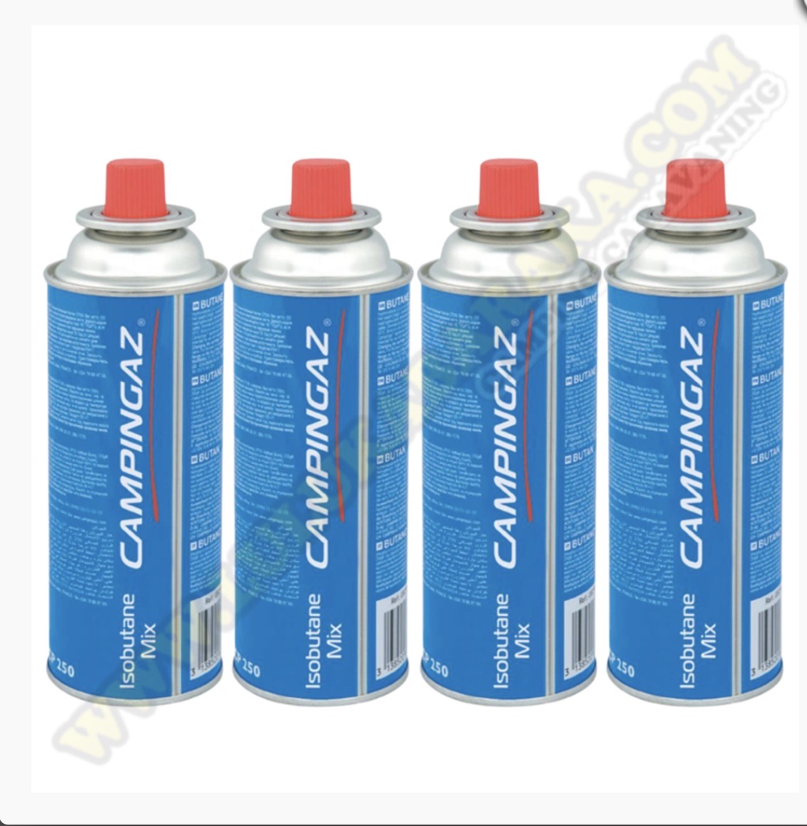 Pack 4 cartuchos de gas B250 CAMPINGAZ