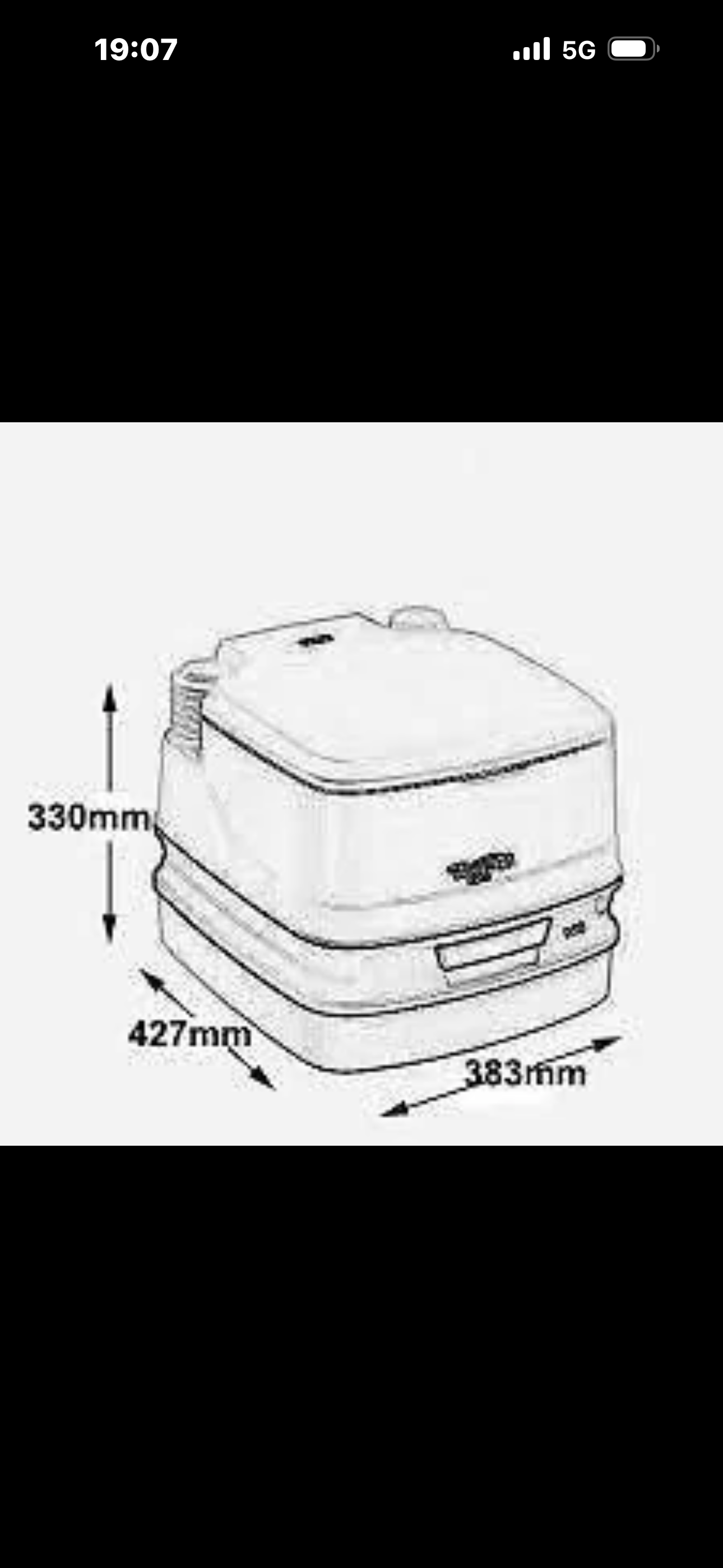 WC Químico Portátil Thetford Porta Potti Qube 145 12 Litros