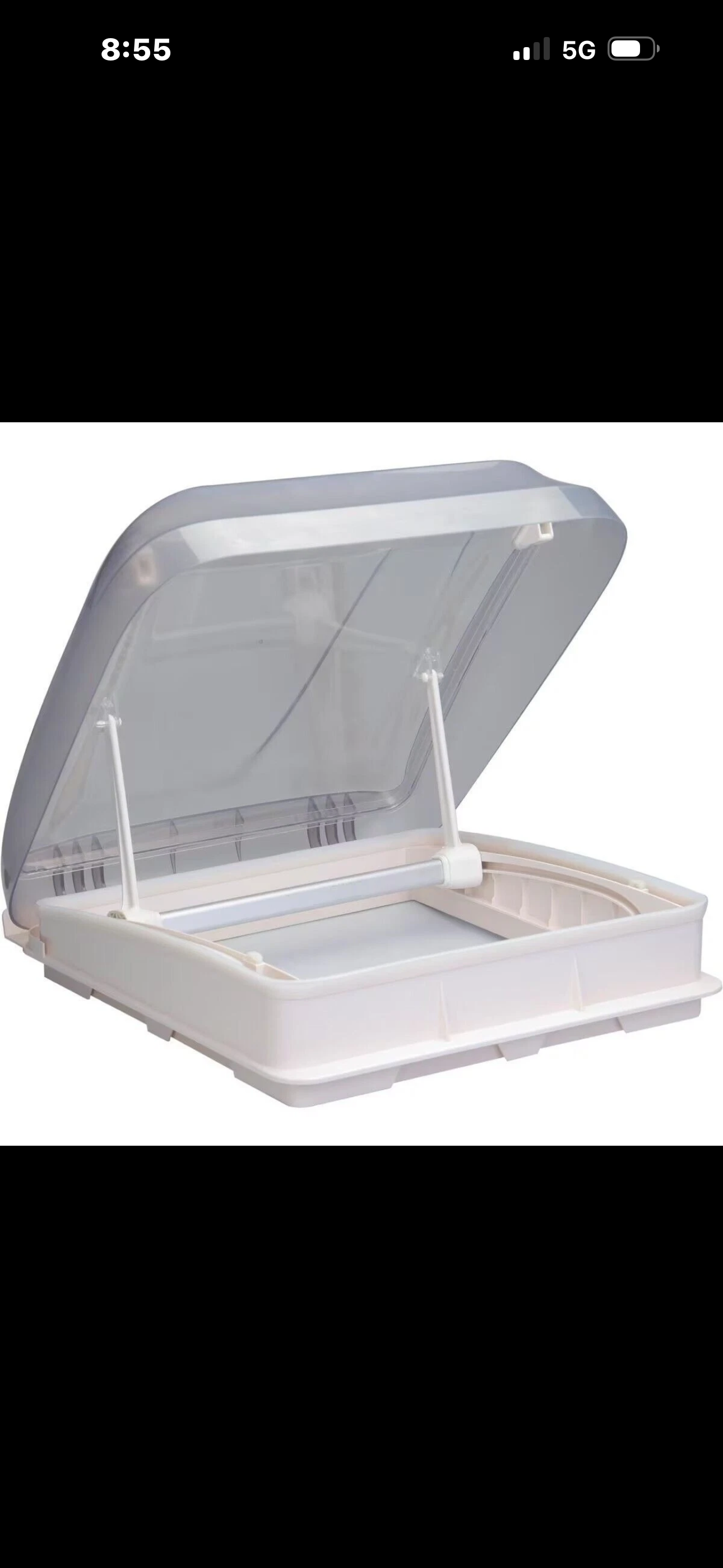Claraboya 40x40 Transparente Oscurecedor Freucamp