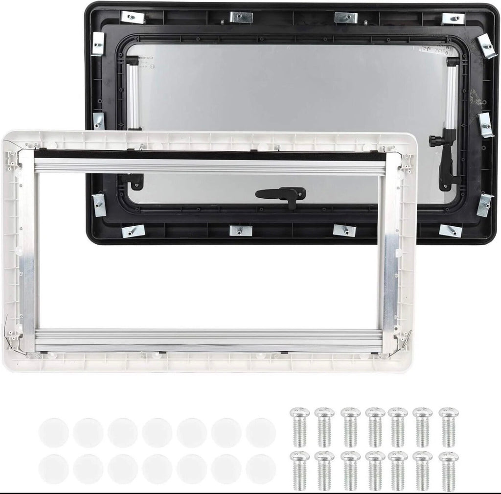 Ventana Abatible CZ 500x450 Acrílica Furgoneta Camper Autocaravana NO Carbest