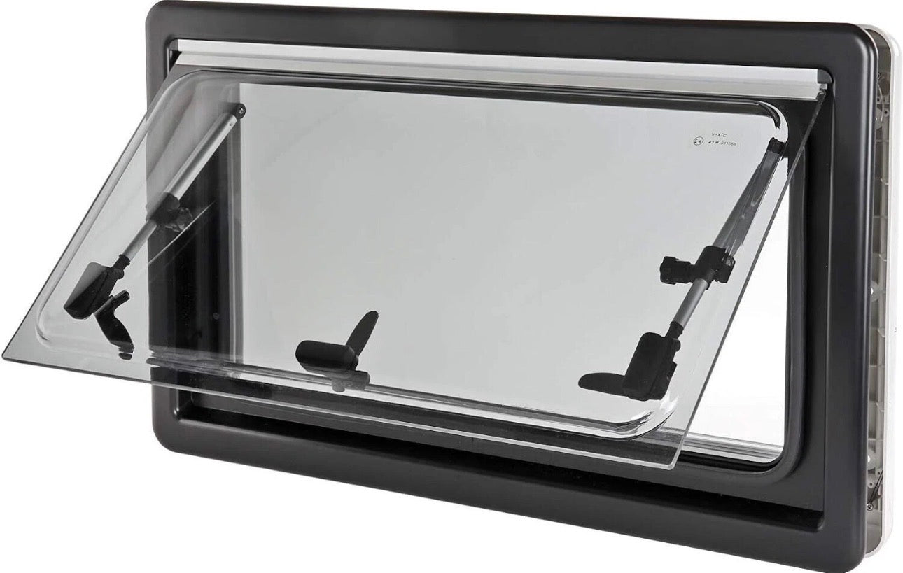 Ventana Abatible CZ 500x450 Acrílica Furgoneta Camper Autocaravana NO Carbest