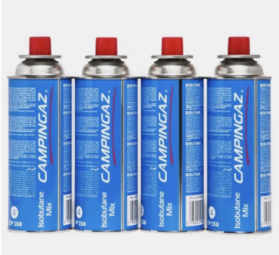 Pack 4 cartuchos de gas B250 CAMPINGAZ