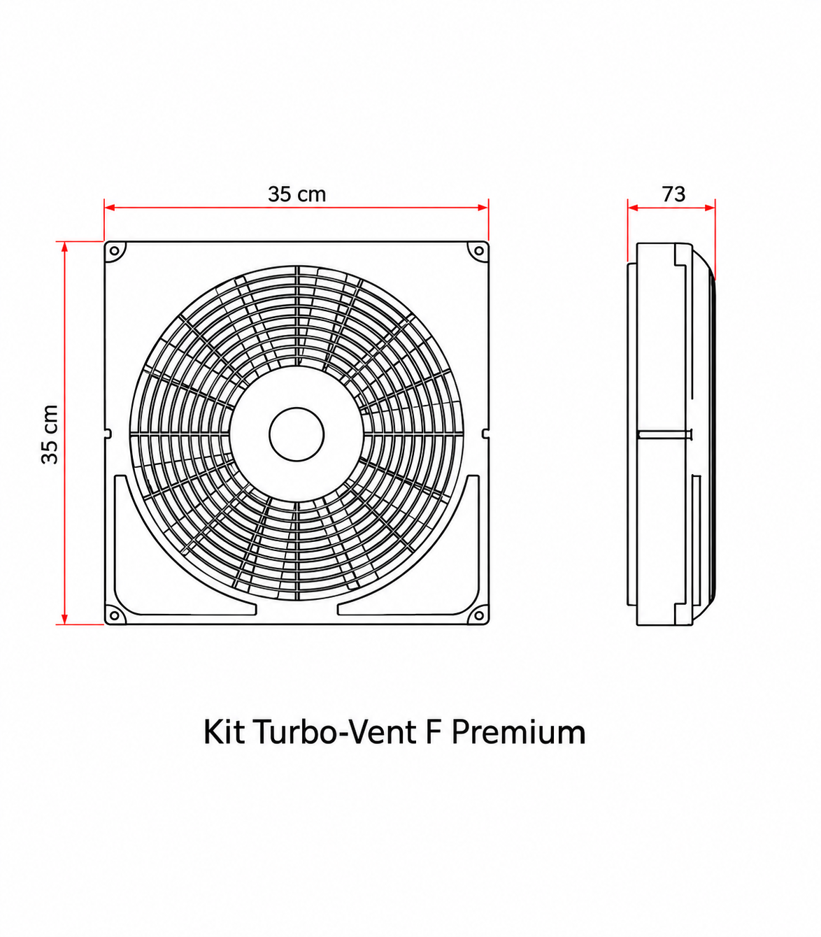 Claraboya Fiamma Turbo Vent Premium blanca