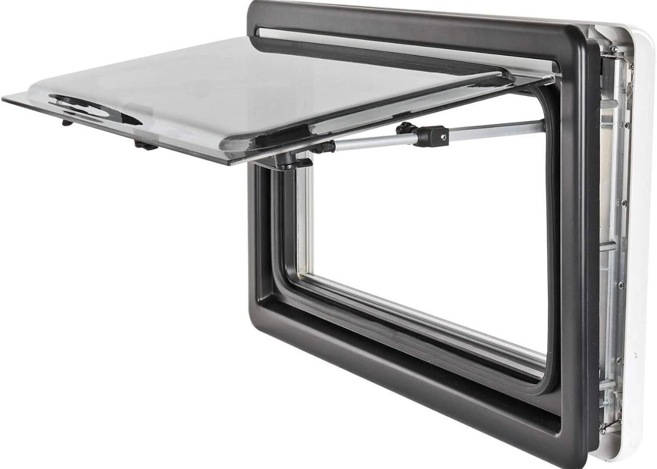 Ventana Abatible CZ 900x350 Acrílica Furgoneta Camper Autocaravana NO Carbest