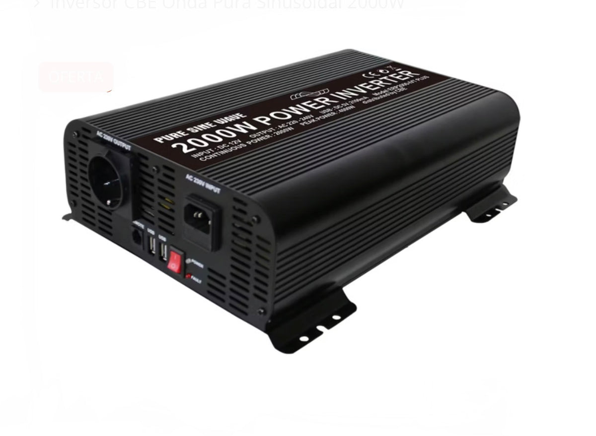 Inversor CBE Onda Pura Sinusoidal 2000W