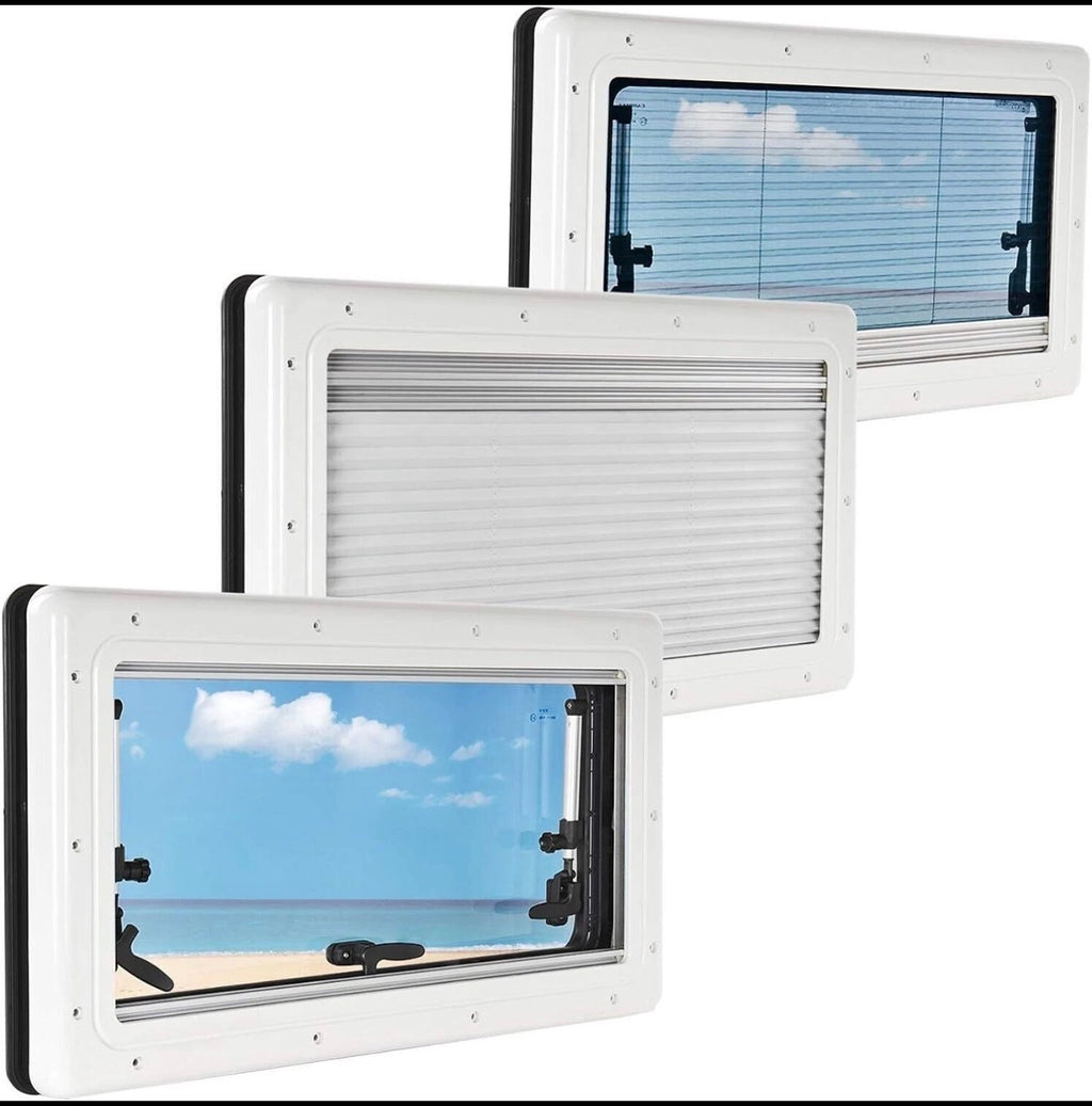 Ventana Abatible CZ 500x450 Acrílica Furgoneta Camper Autocaravana NO Carbest