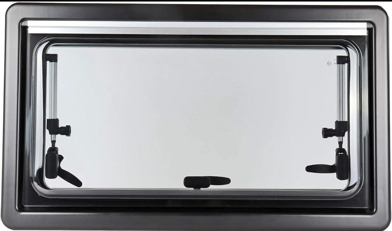 Ventana Abatible CZ 900x450 Acrílica Furgoneta Camper Autocaravana NO Carbest