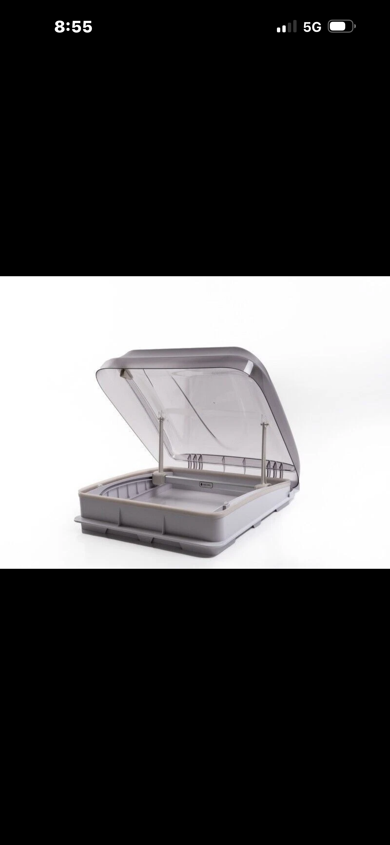 Claraboya 40x40 Transparente Oscurecedor Freucamp