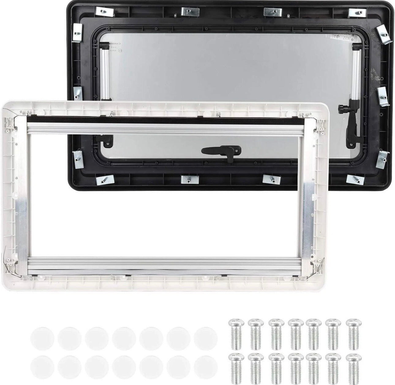 Ventana Abatible CZ 700x400 Acrílica Furgoneta Camper Autocaravana NO Carbest