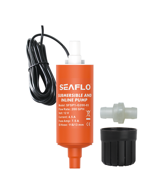 Bomba Seaflo sumergible o de paso 12 V 12,5 l/min