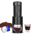 Cafetera portátil manual Staresso SP200 negra
