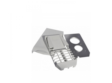 Tapa y salida de humos lateral para boiler Truma KBS 3 blanca