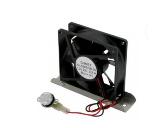 Ventilador con termostato para neveras 12 V