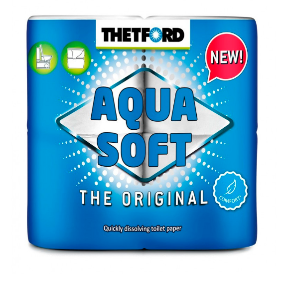 Papel higiénico Thetford Aqua Soft (4 rollos)