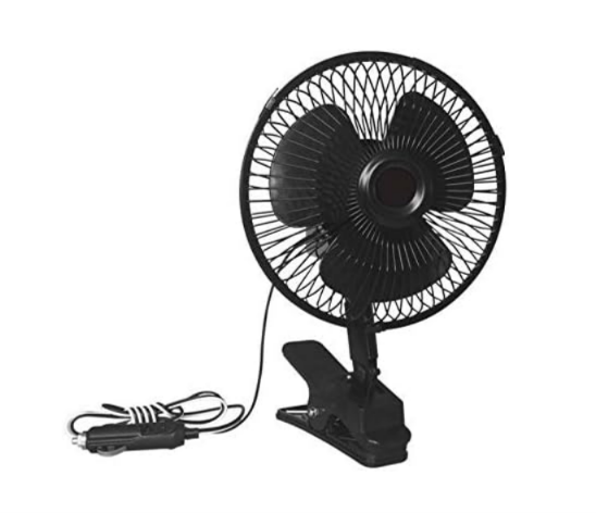 Ventilador oscilante 12 V Ø 180 mm