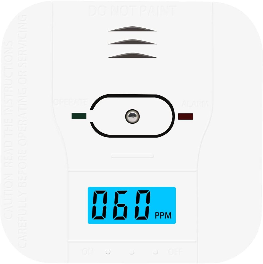 Detector de CO, humo y temperatura 12 V con cable