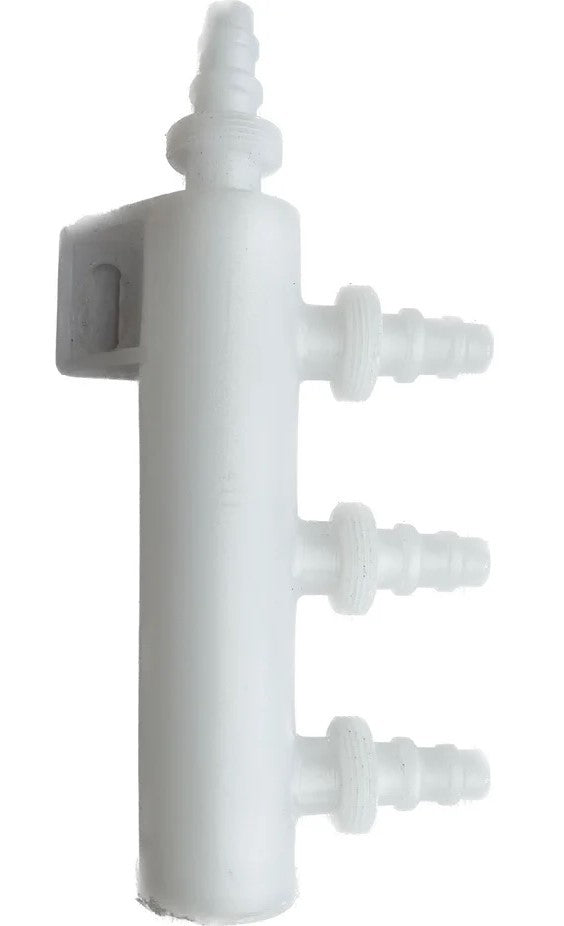 Dispensador de agua 3 salidas para manguera Ø 10-12 mm