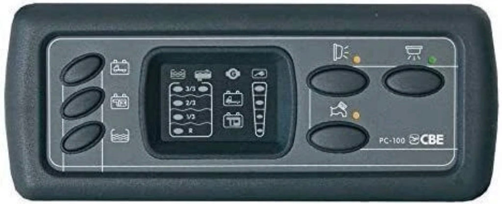 Centralita CBE PC100 Panel Analógico Relé Carga + Sonda 300 Camper Autocaravana