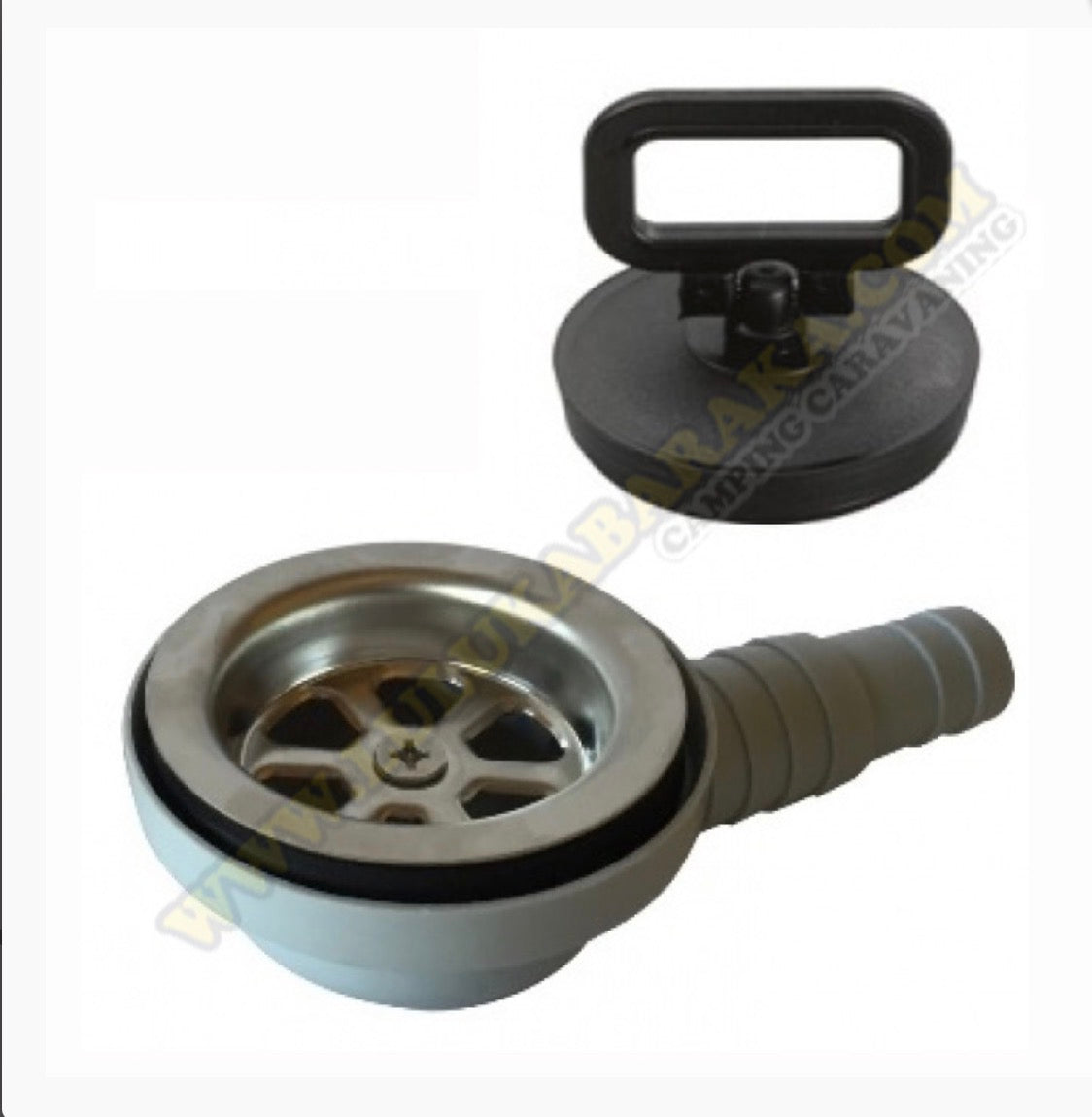 Desagüe 90º 48mm Ø con tapón (19-25mm)