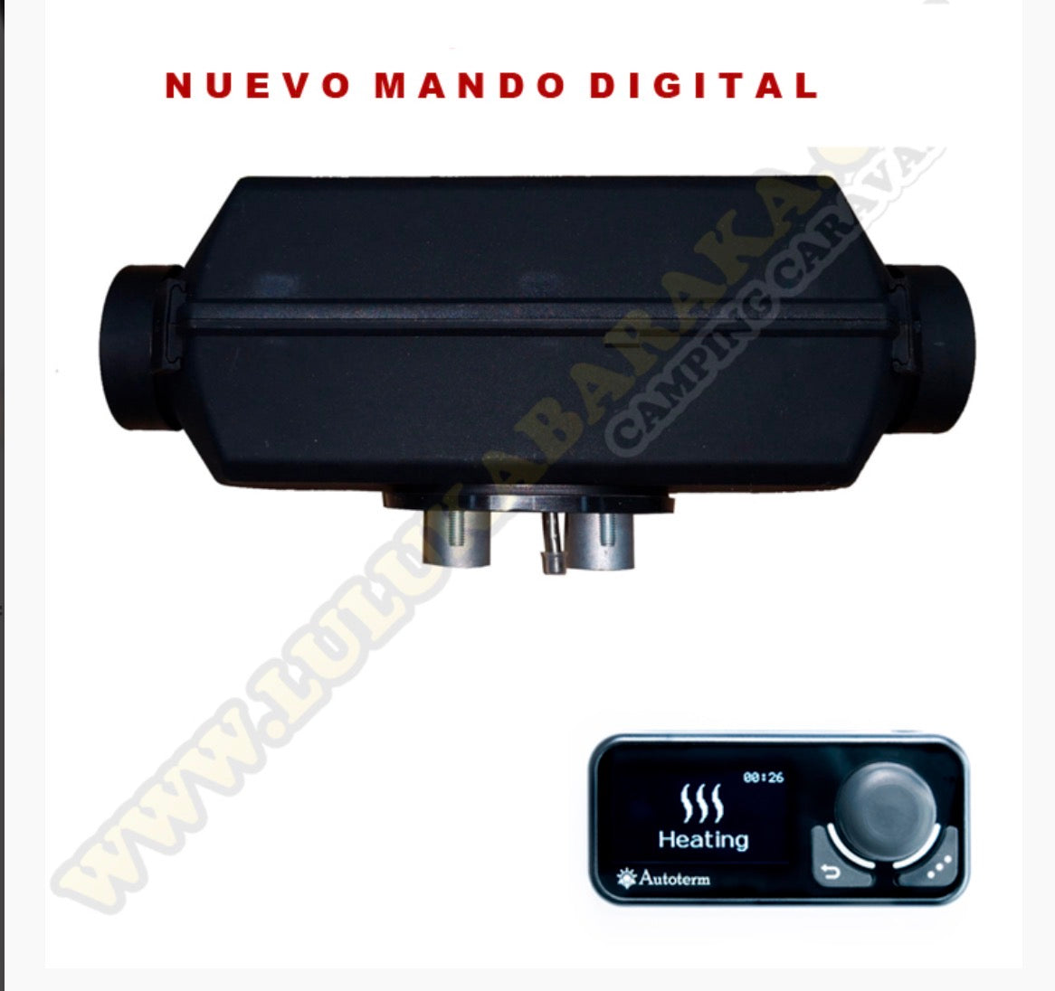 Calefacción Autoterm Air 2D 2Kw 12V con mando digital