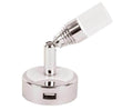 Foco de lectura LED basculante 12 V con USB