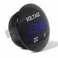 Voltímetro digital 12 V redondo empotrable con pulsador