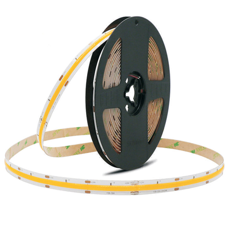 Tira LED COB 12 V blanco cálido (5 m)