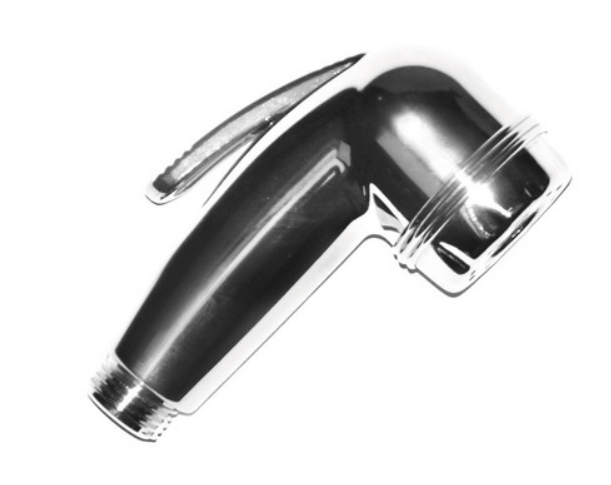 Cabezal de ducha con cierre pulsador 1/2" cromado