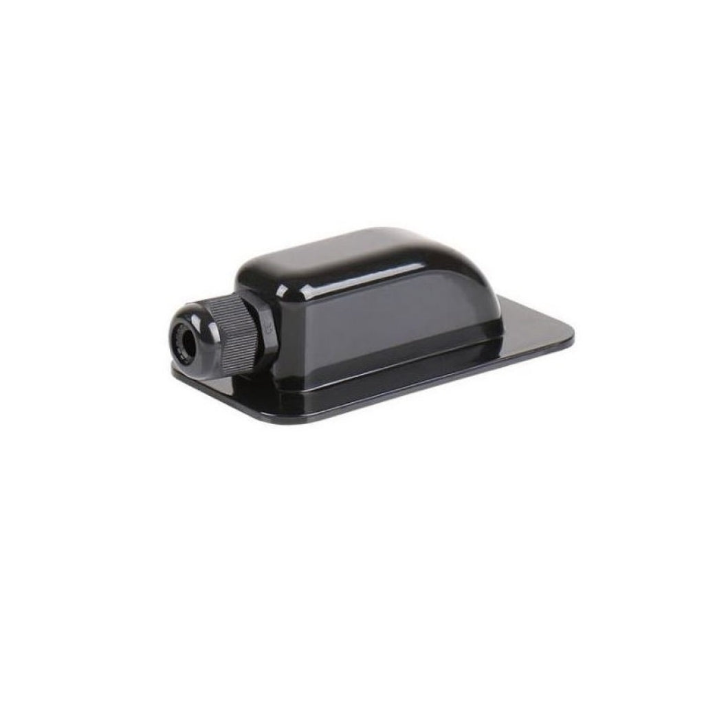 Pasatechos de 1 vía negro para cable solar