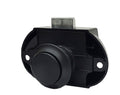 Cierre push lock para puertas con pulsador negro mate