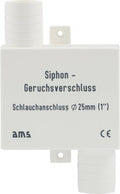 Sifón antiolores para manguera de desagüe 25 mm