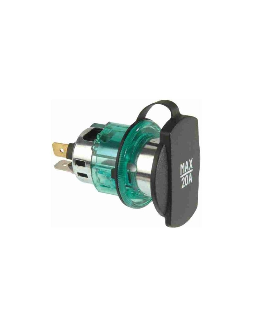Toma de 12 V empotrable 20 A