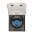 Toma exterior CEE17 230 V 16 A con tapa magnética blanca